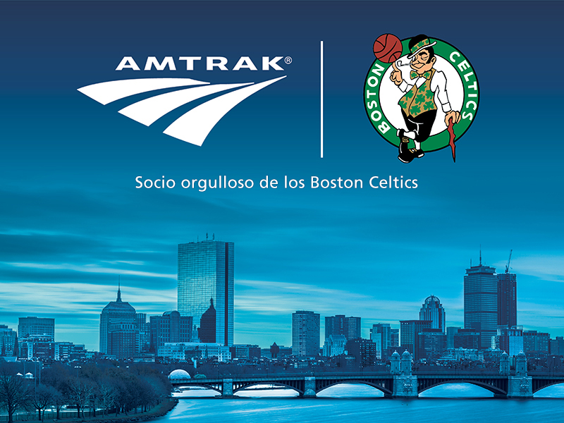 Promoción para socios de Amtrak Celtics
