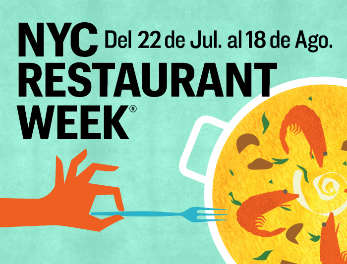 promoción de la semana de los restaurantes en nyc del 22 de julio al 18 de agosto